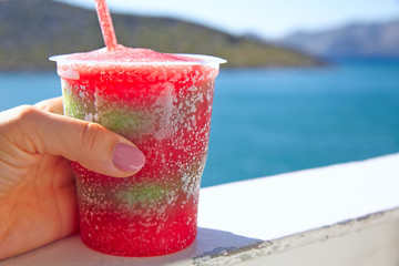 Frozen fruit drink
