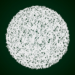 Simple doodle of a circle