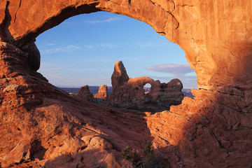 Turrent Arch in Arches National Park © alphadogdesign
