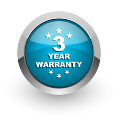 warranty guarantee 3 year icon
