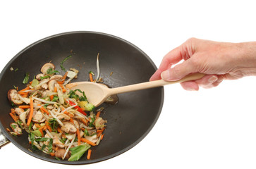 Hand stir fry