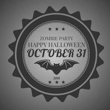 Ready design invitations Halloween Sticker