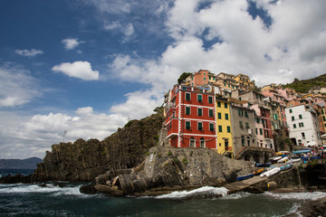 Fototapeta na wymiar Cinque Terre - Riomaggiore