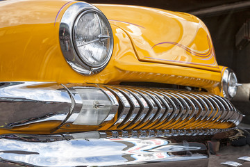 Dornbirn, Austrian, 12 June 2011: Front detail of Ford Thunderbi