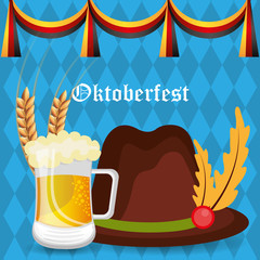 Germany cultures and oktober fest design.