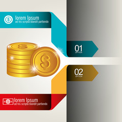 Money and Business design.