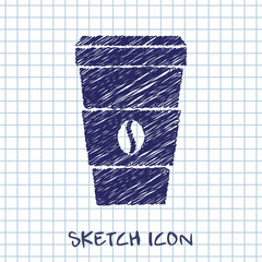 Vector coffee cup icon. Food icon. Eps10