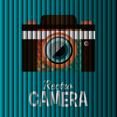 Photography and camera vintage design