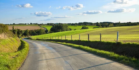 Foto op Plexiglas anti-reflex Route en campagne - France © Thierry RYO