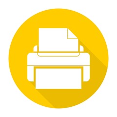 Printer with long shadow