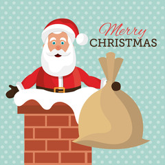 Merry christmas and happy new year card design