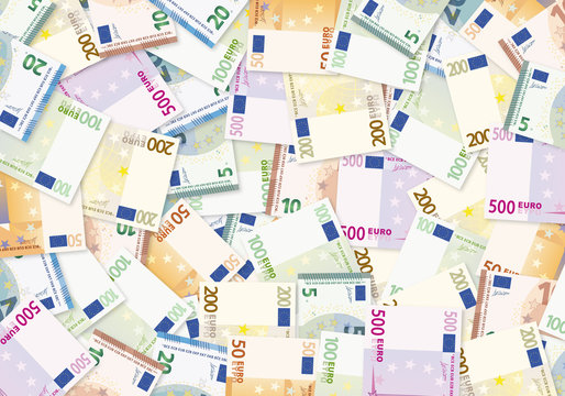 Euros-Fond Billets