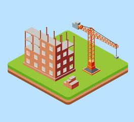 Industrial city building