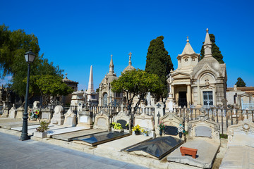 Valencia city municipal cemetery at Spain