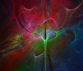 Abstract fractal background