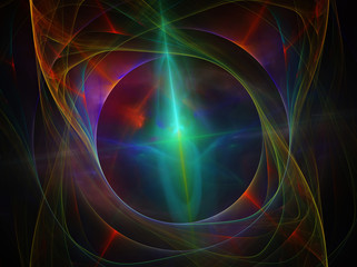 Abstract fractal background