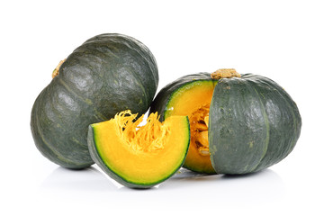 Pumpkin on white background