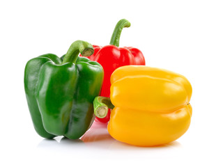  pepper on white background