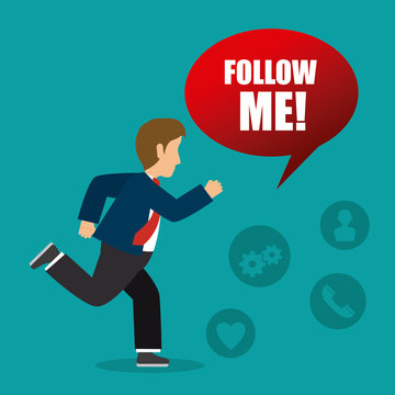 Follow me social and business 