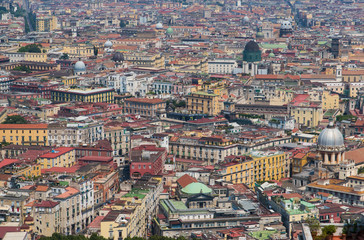 Naklejka premium Napoli, Campania - Paesaggio urbano