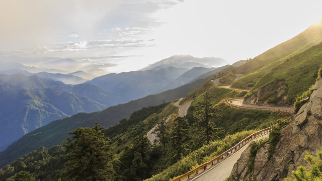 The Famous Hehuan Mountain Of Taiwan