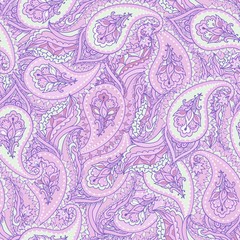 Pink Cashmere Seamless Pattern