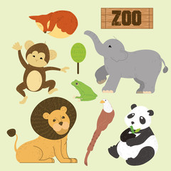 adorable animals set