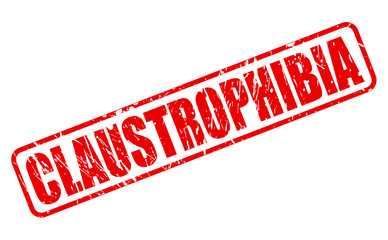 CLAUSTROPHIBIA red stamp text