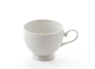 empty cup of coffee or mug