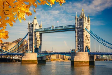 Wandcirkels plexiglas Torenbrug in Londen © sborisov