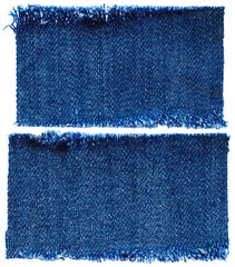 Set of jeans fabric