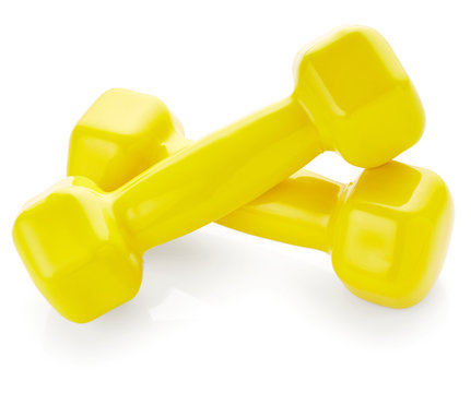 Yellow Dumbbells