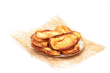 Delicious toast with grilled cheese on a platter.