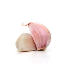 Fresh Shallot red onion isolated on white background (Herb)