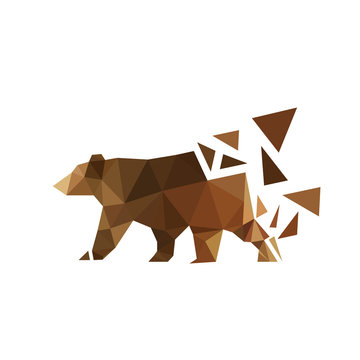 Illustration Of Origami Bear