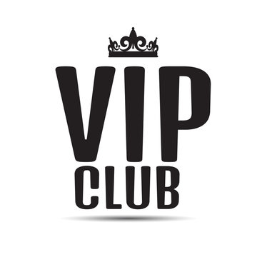 VIP club logo text