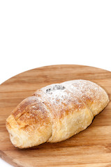Puff pastry with powdered sugar