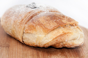 Puff pastry with powdered sugar