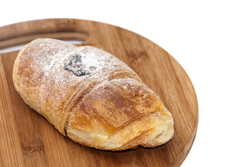 Puff pastry with powdered sugar
