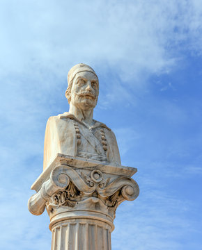 Notis Botsaris monument, Nafpaktos, Greece