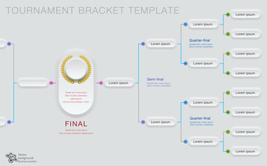 Vector Graphic #Tournament Bracket