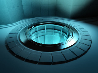 3d Nuclear reactor core