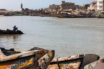 Fototapeta na wymiar Boat, Senegal