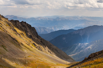 Beautiful landscapes with high mountains of Turkey
