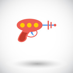 Gun toy icon.