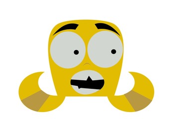 ślimak,potwór,Halloween © monikakosz