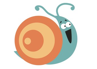 ślimak,potwór,Halloween © monikakosz