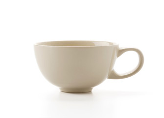 empty cup of coffee or mug