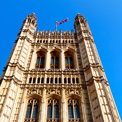 in london old historical    parliament glass  window    structur