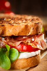 BLT Sandwich  - close up